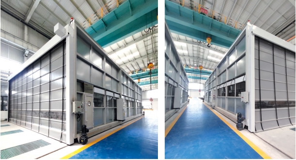 整体移动式喷漆房1 整体移动式喷漆房1